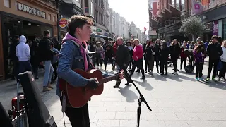 Padraig Cahill Live Cover of Photograph from Grafton Street Dublin