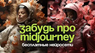 БЕСПЛАТНАЯ  ЗАМЕНА MIDJOURNEY / ТОП 3 ЛУЧШИХ БЕСПЛАТНЫХ НЕЙРОСЕТЕЙ