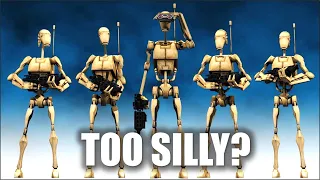 Why B1 Battle Droid Voices Changed