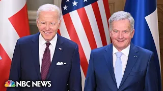 Watch: Biden holds joint press conference with president of Finland | NBC News