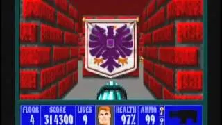 Wolfenstein 3D (100%) Walkthrough (E5M4)