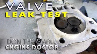 Easily Check For Valve Leaks On A 4 Cycle OHV Engine