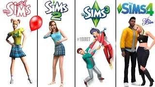 СРАВНЕНИЕ ВСЕХ ЧАСТЕЙ ИГРЫ THE SIMS | СИМС 19 ЛЕТ!