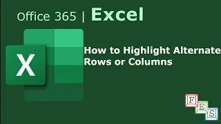 How to Highlight Alternate Rows or Columns using Conditional Formatting in Excel - Office 365