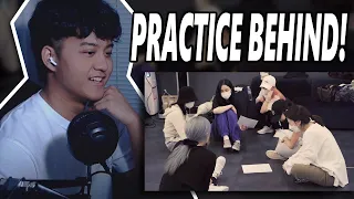 GOT the beat 'Step Back' Dance Practice Behind | REACTION