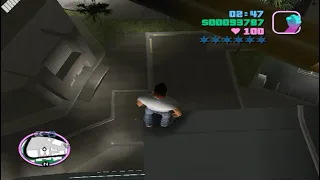 Jumping from the highest building of GTA Vice City