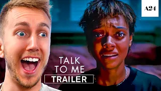 MY GOOD FRIENDS ARE RELEASING THIS MOVIE! (Talk To Me Trailer Reaction)