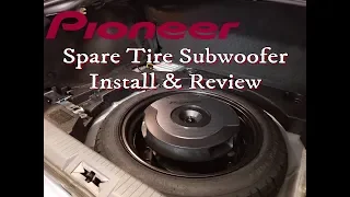 Pioneer TS-WX610A Spare Tire Subwoofer - Review & Install