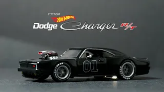 Dodge Charger 1969 V8 Supercharger Custom Hot Wheels