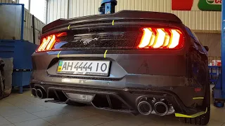 Ford Mustang 2.3 turbo EcoBoost - Custom exhaust sound