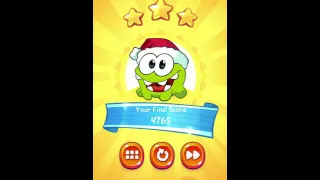 Cut the Rope 2 ~ 5-18 Underground, 3Stars, Medal (2Stars, No Button)
