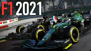 F1 2021 Mod Gameplay | RACING ALONSO'S ALPINE F1 CAR!