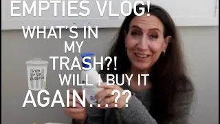 EMPTIES VLOG | WHAT'S IN MY TRASH..? WILL I BUY IT AGAIN..? (WITH COW BELL...!) | Lynn Rasmussen