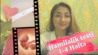 Hamiləliyin ilk əlamətləri|Hamiləlik testi necə edilir|Hamiləlikdə ilk ay yaşanan hadisələr|