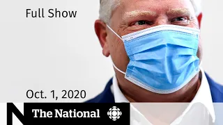 CBC News: The National | Battling a COVID-19 testing backlog; Role of superspreaders | Oct. 1, 2020