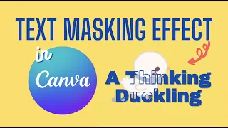 Text masking effect using Canva and use it in your next  presentation!