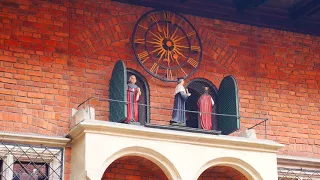 Jagiellonian University clock in Kraków