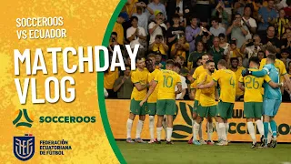 Socceroos Return Home To Australia vs Ecuador! | Matchday Vlog