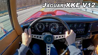 The British V12 You NEED to Hear - 1971 Jaguar XKE Coupe POV Street Drive (Binaural Audio)