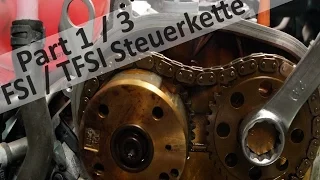 1.4 1.6 FSI Steuerkette wechseln Teil 1/3