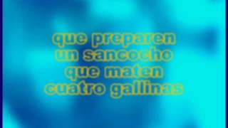 Cumbia Colombiana - Amaneciendo karaoke letra lyric