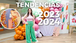 TENDÊNCIAS PARA DECORAÇÃO DE FESTAS 2023 e 2024| Mania de Fita