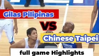 GILAS PILIPINAS VS CHINESE TAIPEI FULL GAME HIGHLIGHTS.THROWBACK FIBA WORLD CUP 2019 ASIAN QUALIFIER