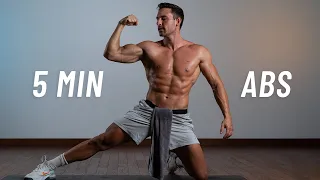 5 MIN ABS WORKOUT - At Home Sixpack Ab Routine (No Equipment)