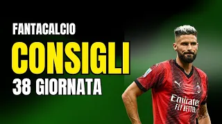 CHI SCHIERARE al FANTACALCIO 38 Giornata 🔍ANALISI COMPLETA e Indici Schierabilità