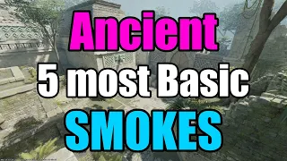 5 Most Basic Smokes [CS2/Ancient]