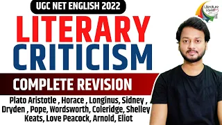 Unit –VIII : Literary Criticism Complete Revision || UGC NET English 2022
