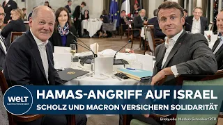 ANGRIFF DER HAMAS: Deutschland und Frankreich versichern Israel volle Solidarität