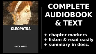 Cleopatra 💜 By Jacob Abbott. FULL Audiobook