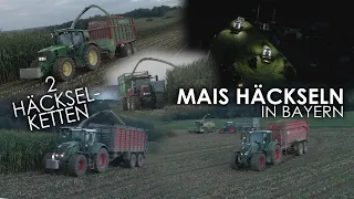 MAIS HÄCKSELN in BAYERN | 2 Häckselketten | 5 Tage Vollgas für Biogas