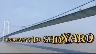 Departure and going to Shipyard in China