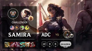 Samira ADC vs Jhin - NA Challenger Patch 11.1