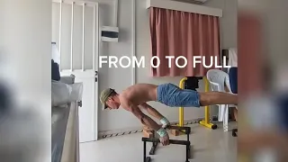 INCREDIBLE 4-months planche progression/From 0 to Hero