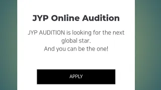 How to apply online Kpop audition/JYP website audition tutorial