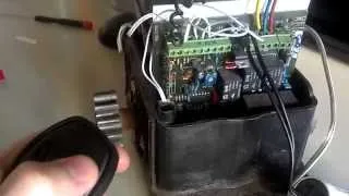 Programación del control para portones automáticos