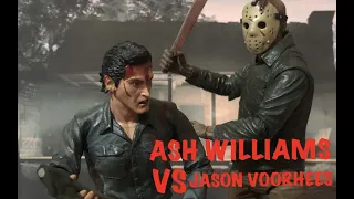 Ash Williams vs Jason Voorhees The Classic (Stop Motion)