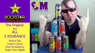 Original Rockstar Energy and Rockstar Xdurance Preworkout Energy Drink Product Review