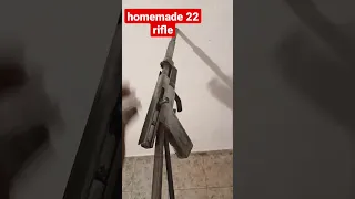 homemade 22 rifle#22 caseiro