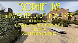 "Sophie" (Jeff Beck & Jan Hammer tribute) Live at Ikkyo Fest. on 3rd, Nov. 1979