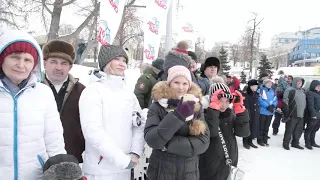 Самара, набережная в День защитника отечества