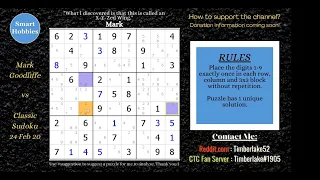 XYZ-Wing - Is It Luck Or Skill? Mark vs Classic Sudoku 24 Feb 2020