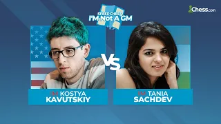 Kavutskiy vs Sachdev | I'm Not a GM Speed Chess Championship