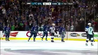 Kesler Sweet Power Play vs St Louis Blues 2/17/13