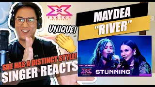 MAYDEA - RIVER (Bishop Briggs) [X Factor Indonesia 2021] | SINGER REACTION