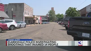 Fourteen people shot Sunday in Clarksdale, MS