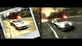 Lotus Elise VS Chevrolet Cobalt in NFS Most Wanted 2005 - Seaside&Power Station parallel sprint